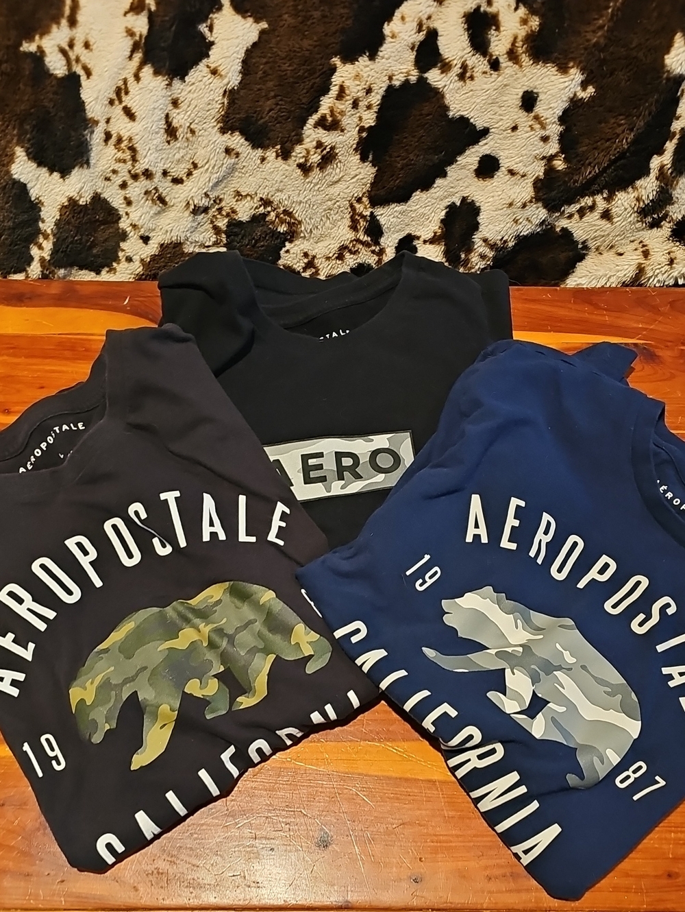 Aeropostale Graphic Tee Set With Camo